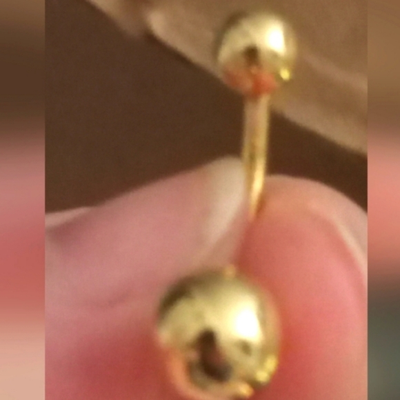 Accessories | New Gorgeous 14k Gold Belly Button Ring Navel Body ...